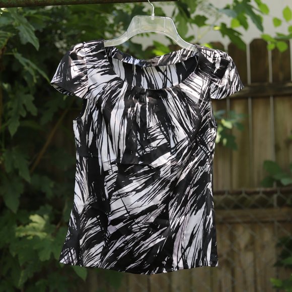 Ann Taylor | real silk abstract blouse - Picture 7 of 7